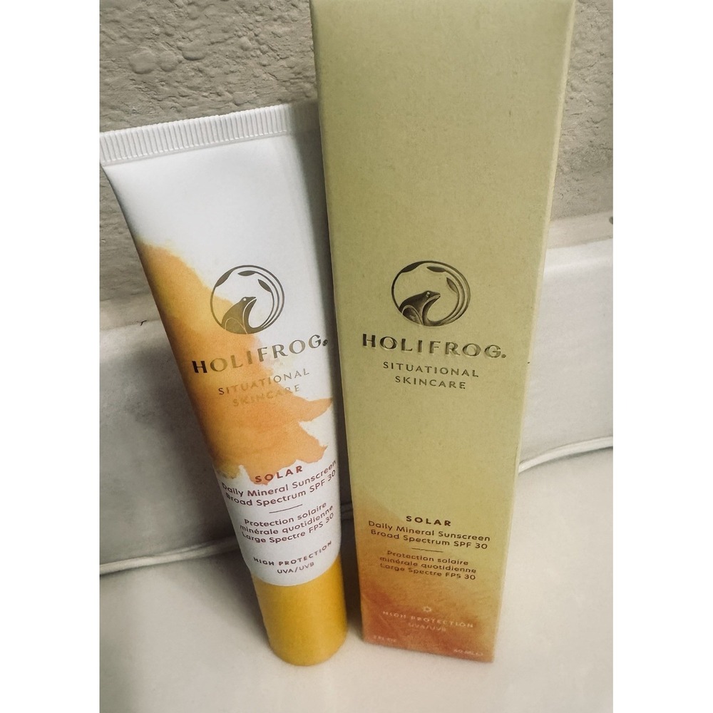 HoliFrog Solar Daily Mineral Sunscreen SPF 30 Broad Spectrum 2oz exp 6/27 NIB